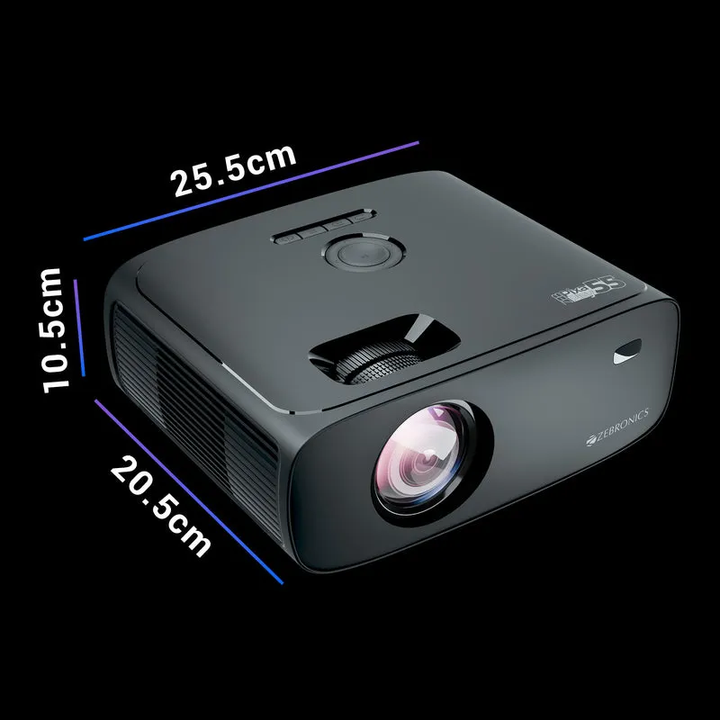 ZEBRONICS PROJECTOR 4K Support 10000 Lumens HDMI | USB | WiFi (PixaPlay 55) view 7